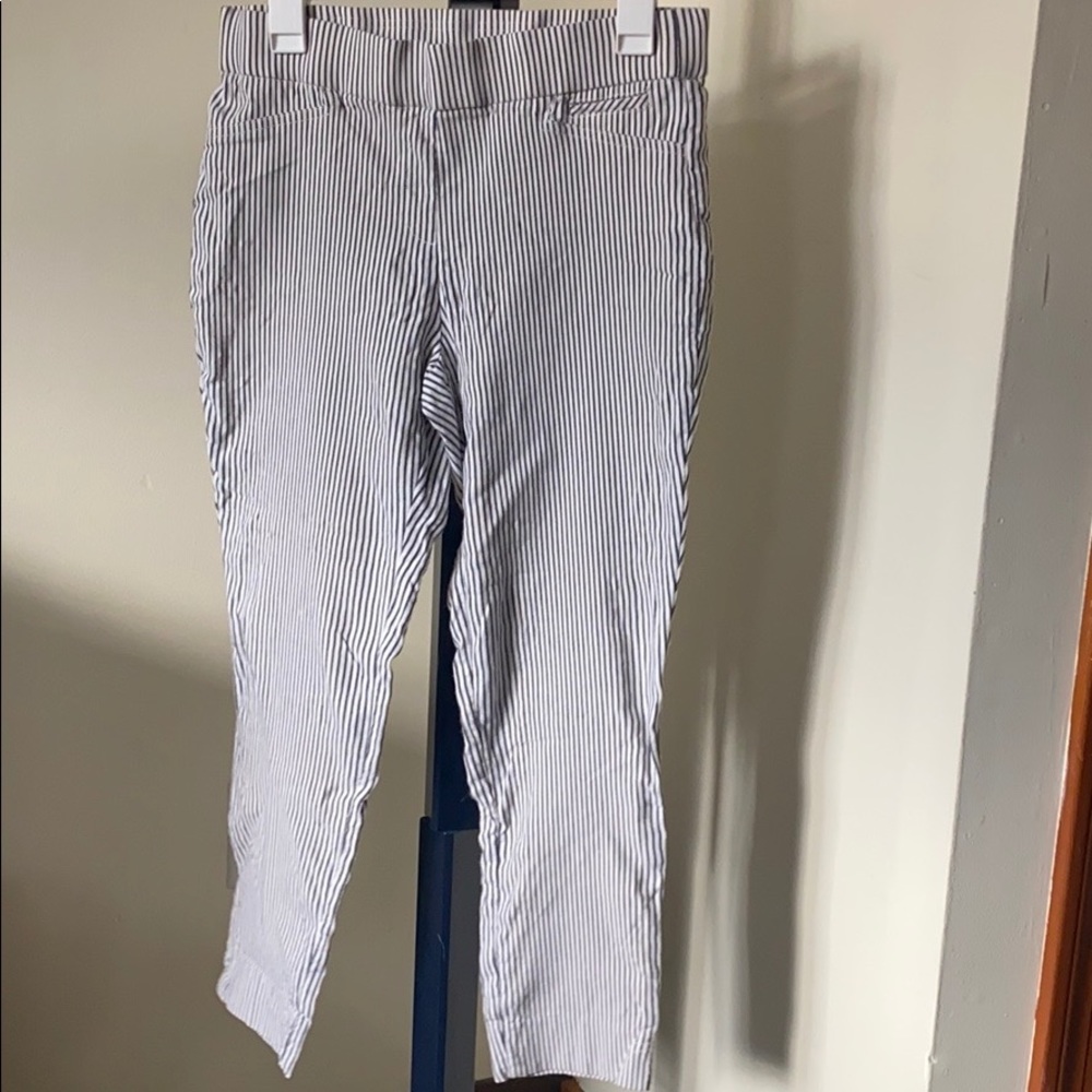 Anne Klein Stretch Striped Dress Pants